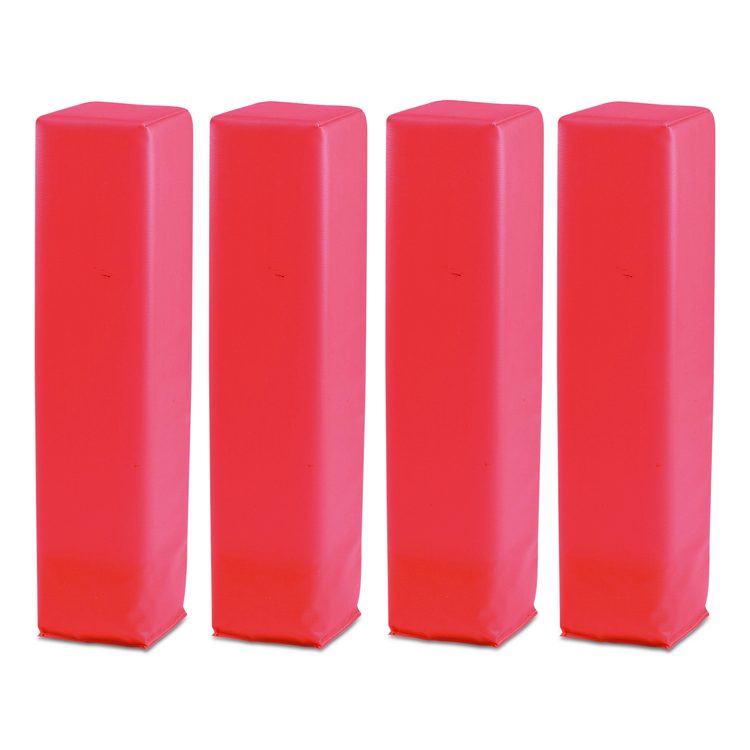 Line and End Zone Pylon Set, 18" x 4" dia, 4/Set