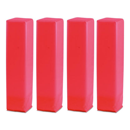 Line and End Zone Pylon Set, 18" x 4" dia, 4/Set