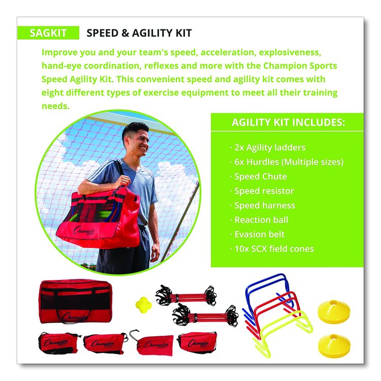 Speed and Agility Kit, with Carry Bag