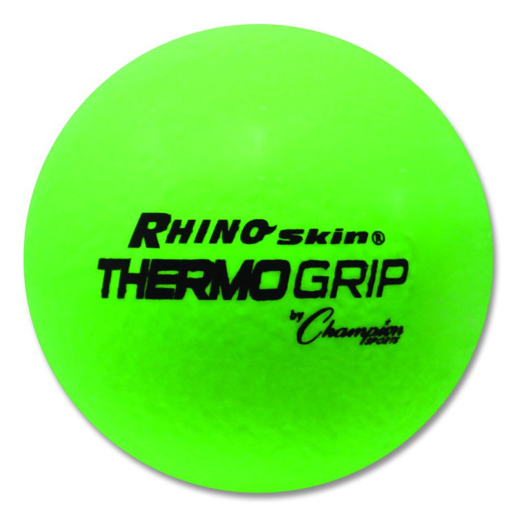 Rhino Skin Luminous, Spider and ThermoGrip Dodgeball Set, 6.3" Diameter, Assorted Colors, 6/Set