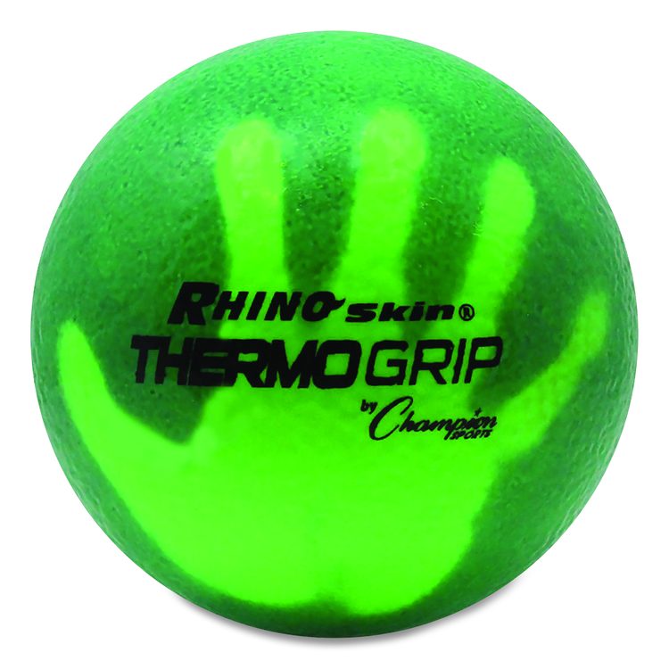 Rhino Skin Luminous, Spider and ThermoGrip Dodgeball Set, 6.3" Diameter, Assorted Colors, 6/Set