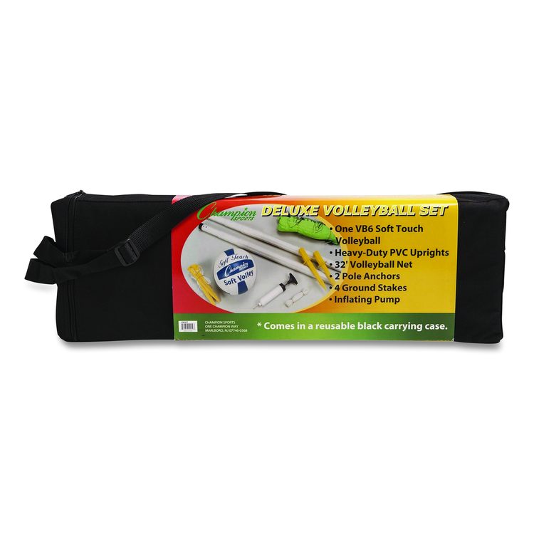 Deluxe Volleyball Set, Official-Size Volleyball, Volleyball Net