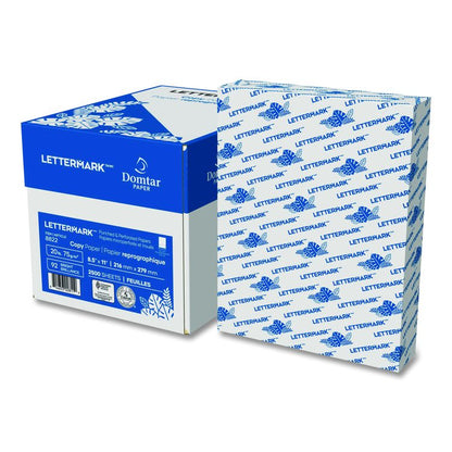 Custom Cut-Sheet Copy Paper, 92 Bright, Micro-Perforated 3.5" from Bottom, 20 lb Bond Weight, 8.5 x 11, White, 500/Ream