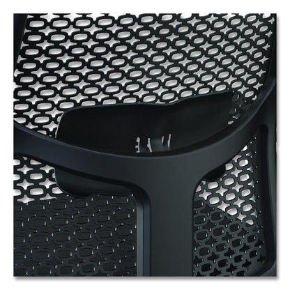 Ignition 2.0 ReActiv Low-Back Task Stool, 22.88" to 31.75" Seat Height, Elysian Seat, Charcoal Back, Black Base