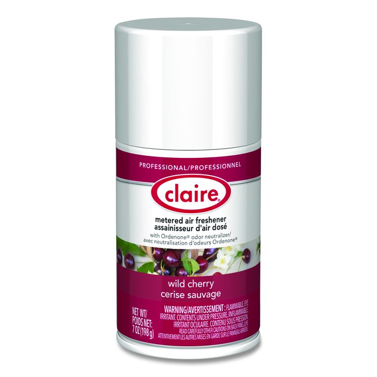 Metered Air Freshener, Cherry, 7 oz Aerosol Spray, 12/Carton