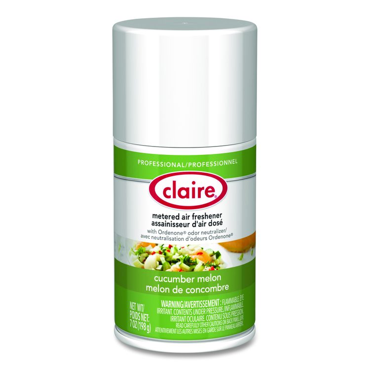 Metered Air Freshener, Cucumber Melon, 7 oz Aerosol Spray, 12/Carton