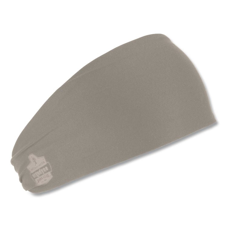 Chill-Its 6634 Performance Knit Cooling Headband, Polyester/Spandex, One Size Fits Most, Gray