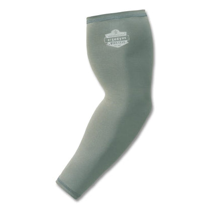 Chill-Its 6690 Performance Knit Cooling Arm Sleeve, Polyester/Spandex, Large, Gray, Pair
