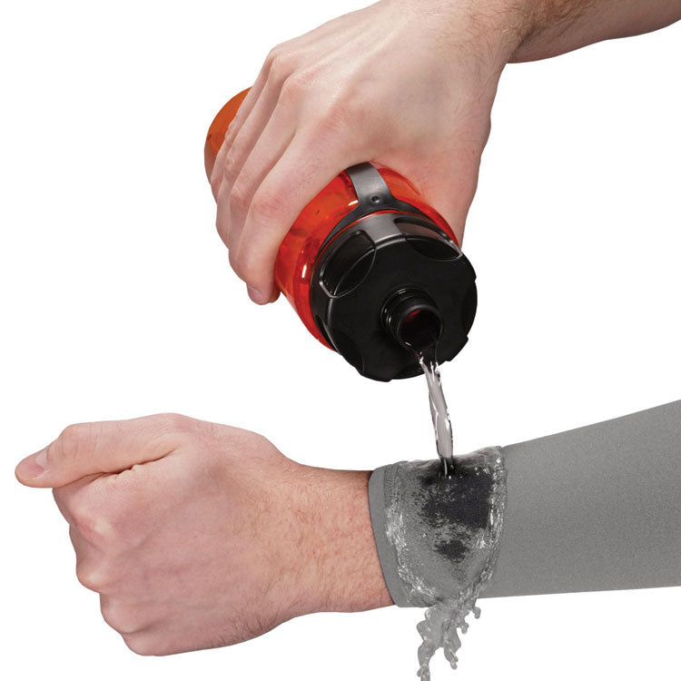 Chill-Its 6690 Performance Knit Cooling Arm Sleeve, Polyester/Spandex, 2X-Large, Gray, Pair