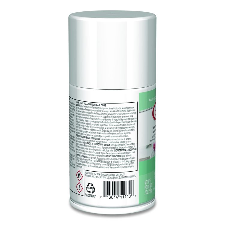 Metered Air Freshener, Fresh Linen, 7 oz Aerosol Spray, 12/Carton