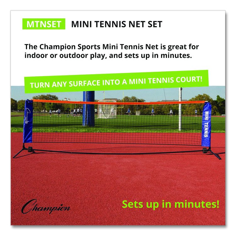 Mini Tennis Net Set, 2.8 ft x 10 ft