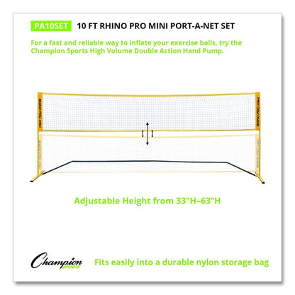 Rhino Port-A-Net Set, 33" to 63" x 120"