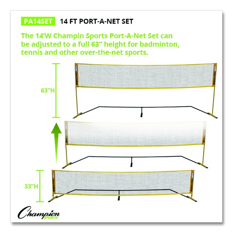 Rhino Port-A-Net Set, 36" to 60" x 168"