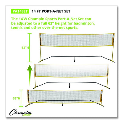 Rhino Port-A-Net Set, 36" to 60" x 168"