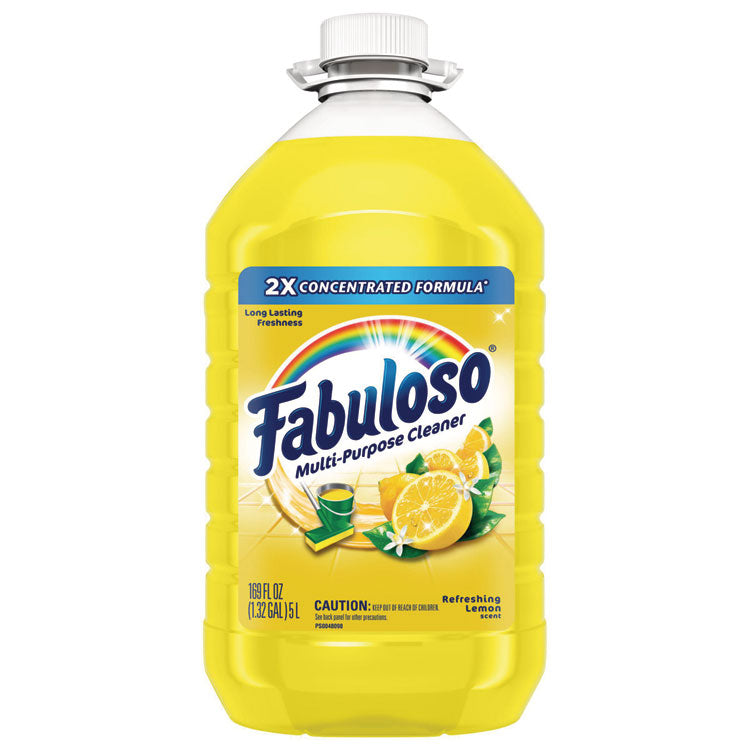 Multi-use Cleaner, Lemon Scent, 169 oz Bottle, 3/Carton
