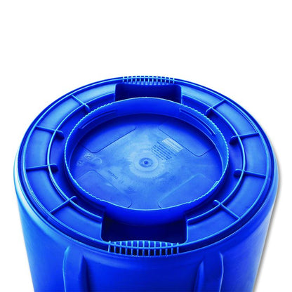 Brute Recycling Container, 44 gal, Polyethylene, Blue