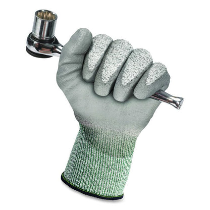 G60 Level 3 Economy Cut Resistant Gloves, EN388: 4X42B, 9" Long, Large (Size 9), Gray/Marled Gray, 12 Pairs/Carton