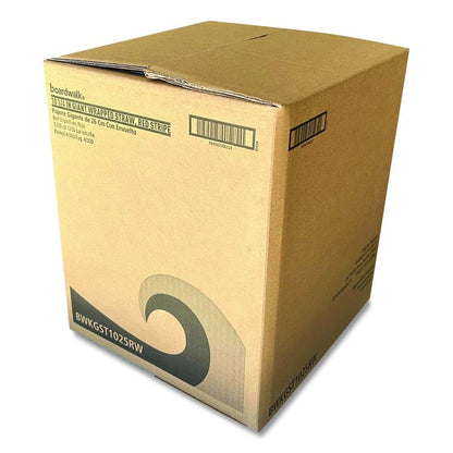 Wrapped Giant Straws, 10.25", Polypropylene, Red/White Striped, 300/Pack, 4 Packs/Carton