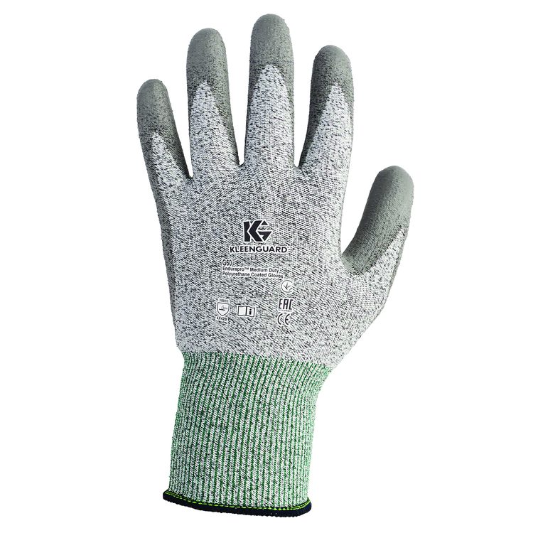 G60 Level 3 Economy Cut Resistant Gloves, EN388: 4X42B, 9" Long, X-Large (Size 10), Gray/Marled Gray, 12 Pairs/Carton