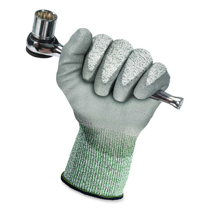 G60 Level 3 Economy Cut Resistant Gloves, EN388: 4X42B, 9" Long, X-Large (Size 10), Gray/Marled Gray, 12 Pairs/Carton