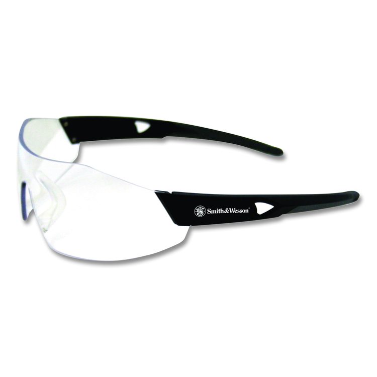 44 Magnum Safety Glasses, Frameless, Clear Single Lens, 12/Box