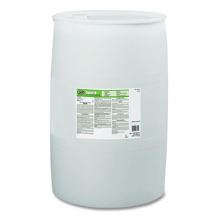 Spirit II Ready-to-Use Detergent Disinfectant, Citrus Scent, 55 gal Drum