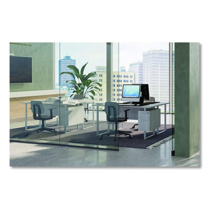 Commute Chair T-Bar Arm Set, Black, 2/Set