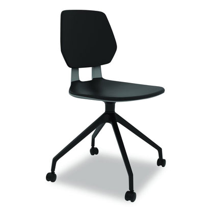 Commute Chair T-Bar Arm Set, Black, 2/Set