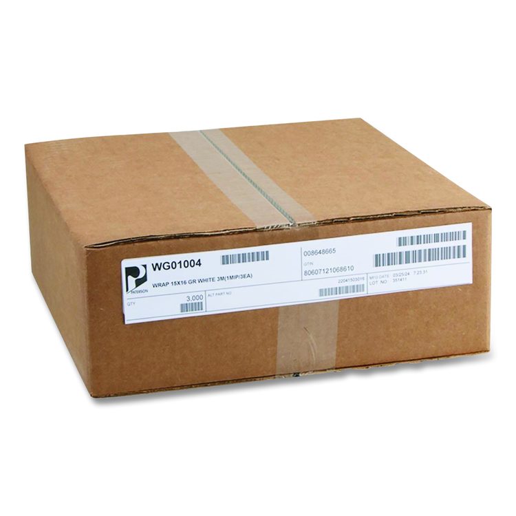 Grease-Resistant Food Wrap, 15 x 16, White, 3,000/Carton
