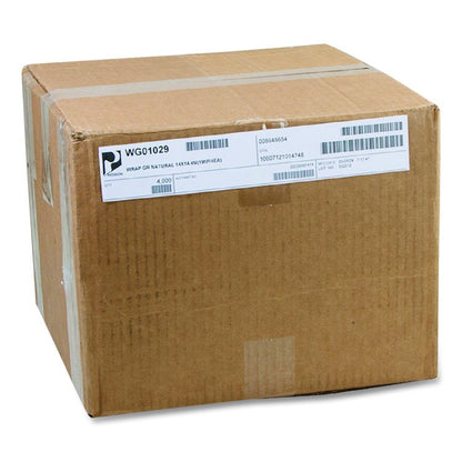 Grease-Resistant Food Wrap, 14 x 14, Natural, 4,000/Carton