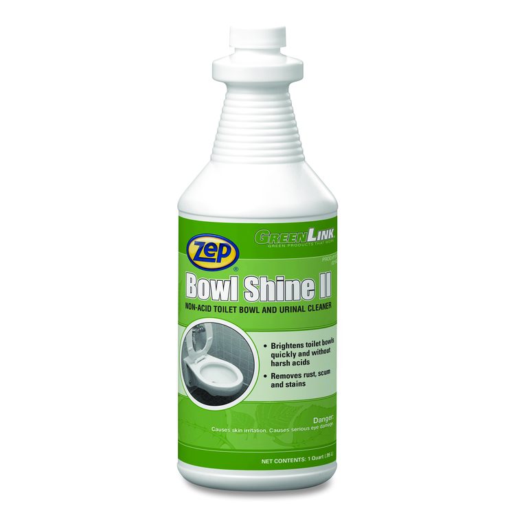 Bowl Shine II, Pleasant Scent, 1 qt Bottle, 12/Carton