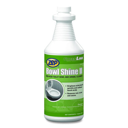 Bowl Shine II, Pleasant Scent, 1 qt Bottle, 12/Carton