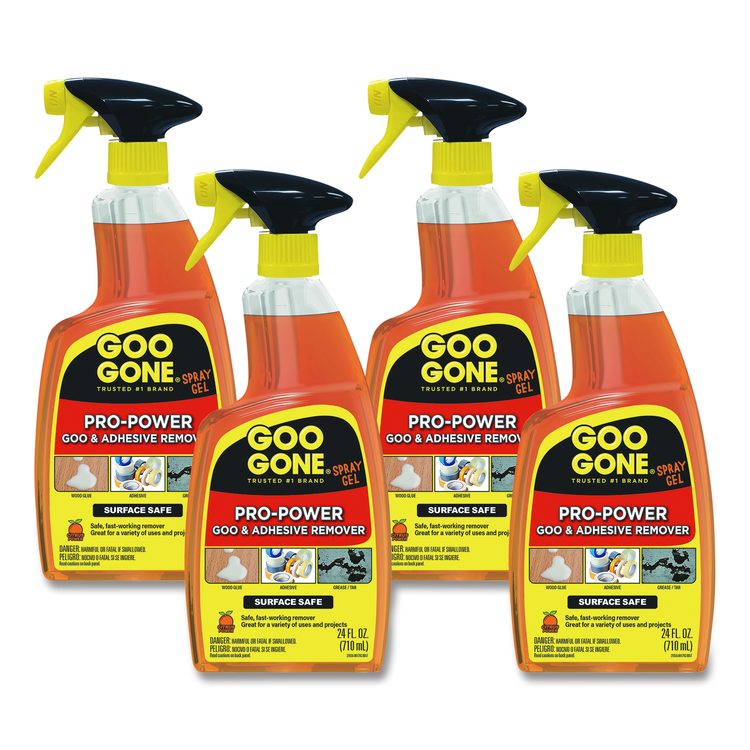 Pro-Power Cleaner, Citrus Scent, 24 oz Spray Bottle, 4/Carton