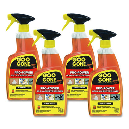 Pro-Power Cleaner, Citrus Scent, 24 oz Spray Bottle, 4/Carton