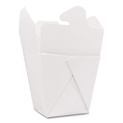 Food Pail, 16 oz, 3.63 x 3 x 3.5, White, Paper, 400/Carton
