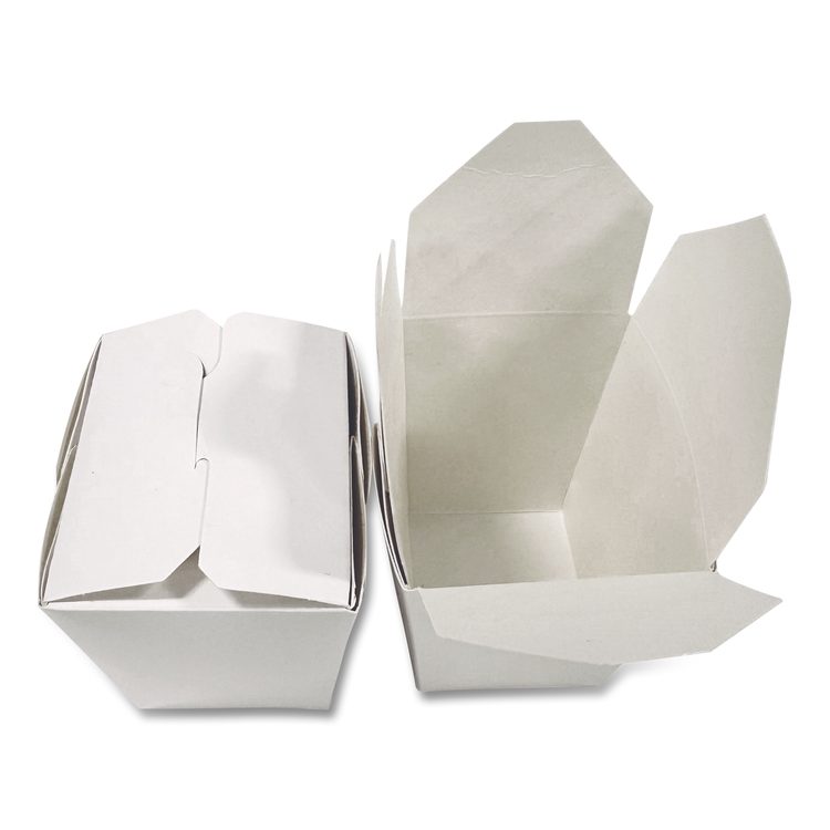 Food Pail, 26 oz, 3.63 x 3 x 3.5, White, Paper, 400/Carton