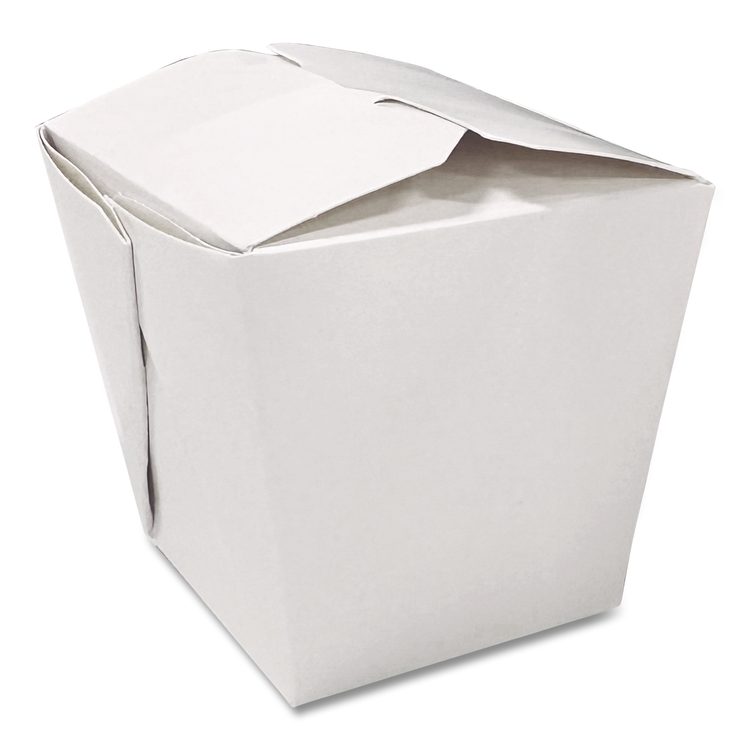 Food Pail, 26 oz, 3.63 x 3 x 3.5, White, Paper, 400/Carton