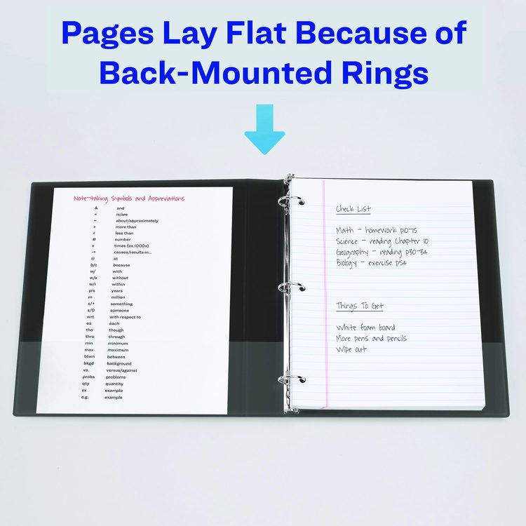 Showcase Economy View Binders with Slant Rings, 3 Rings, 2" Capacity, 11 x 8.5, White