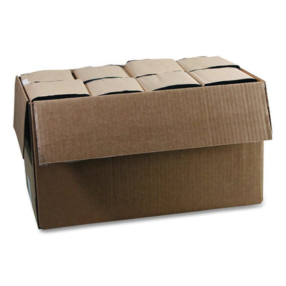 Beverage Napkins, 1-Ply, 9 x 9, Black, 4,000/Carton