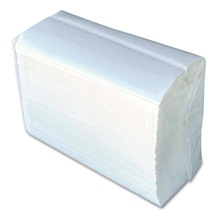 Tall-Fold Napkins, 1-Ply, 5.98 x 11.38, White, 10,000/Carton