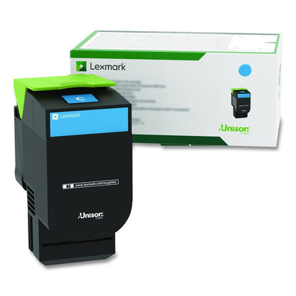 80C00CG Toner, 1,000 Page-Yield, Cyan