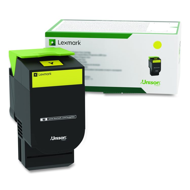 80C00YG Toner, 1,000 Page-Yield, Yellow