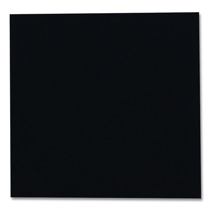 Beverage Napkins, 2-Ply, 9 x 9, Black, 1,000/Carton