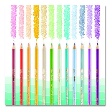 Colors of Kindness Colored Pencils, Assorted Lead and Barrel Colors, 12/Box