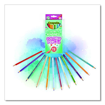 Colors of Kindness Colored Pencils, Assorted Lead and Barrel Colors, 12/Box