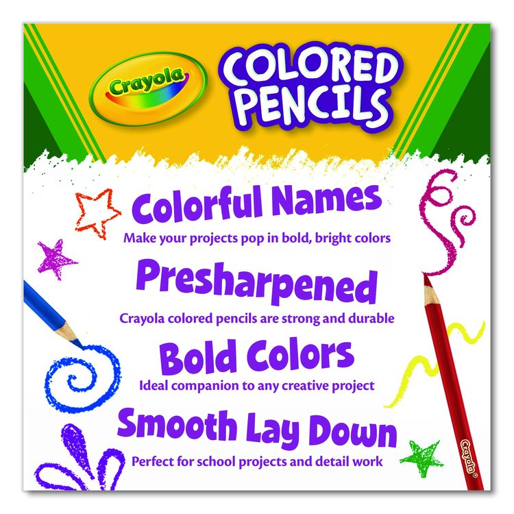 Long-Length Colored Pencil Set, 3.3 mm, 2B, Assorted Lead and Barrel Colors, 50/Box