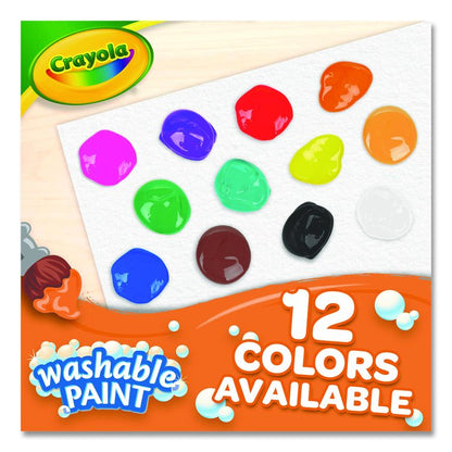 Washable Paint, Red, 1 gal Bottle