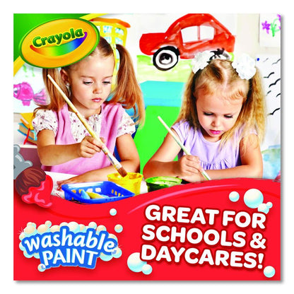 Washable Paint, Red, 1 gal Bottle