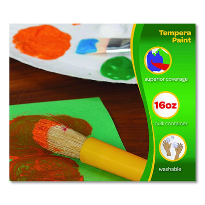 Premier Tempera Paint, Red, 16 oz Bottle