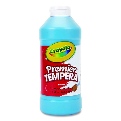 Premier Tempera Paint, Turquoise, 16 oz Bottle